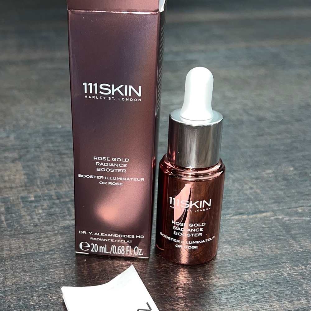 NIB 111SKIN Rose Gold Radiance Booster 20mL Full Size - Picture 2 of 5